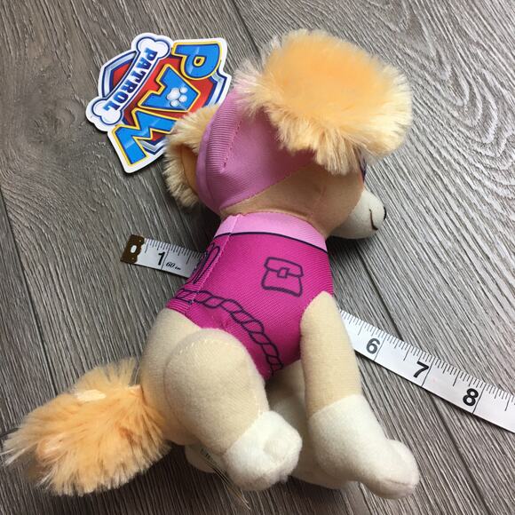 Nickelodeon Paw Patrol 8" Skye Plush Cockapoo Dog Stuffed Animal Super Hero New - Picture 6 of 6